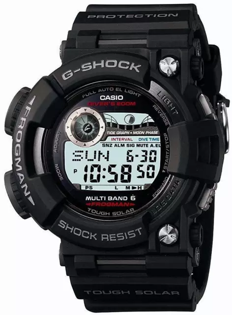 MONTRE POUR HOMME CASIO G SHOCK FROGMAN GWF 1000 1JF multibande 6