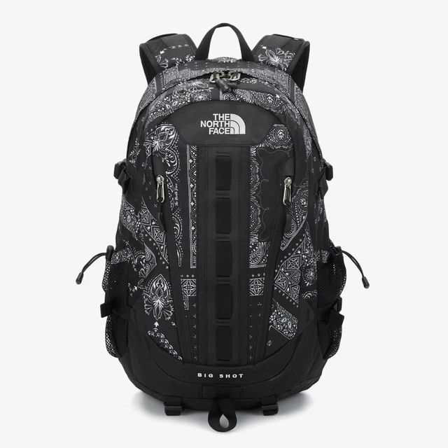 The North Face Big Shot Backpack Unisex Sports Gym Travel Bag Black NM2DM51D