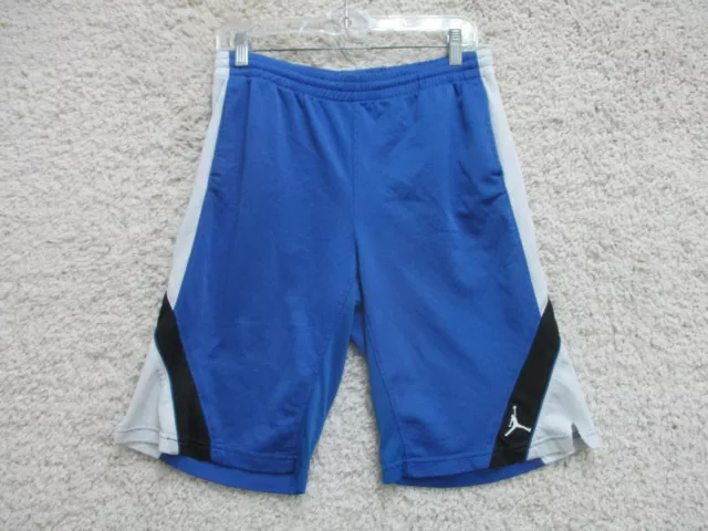 Nike Air Jordan Shorts Extra Large Youth 13-15 Blue Pockets Basketball Boys YXL