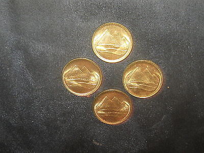 Wholesale Lot 4-18MM Egyptian Egypt Gold Coin Vintage Pyramid Antique Coins
