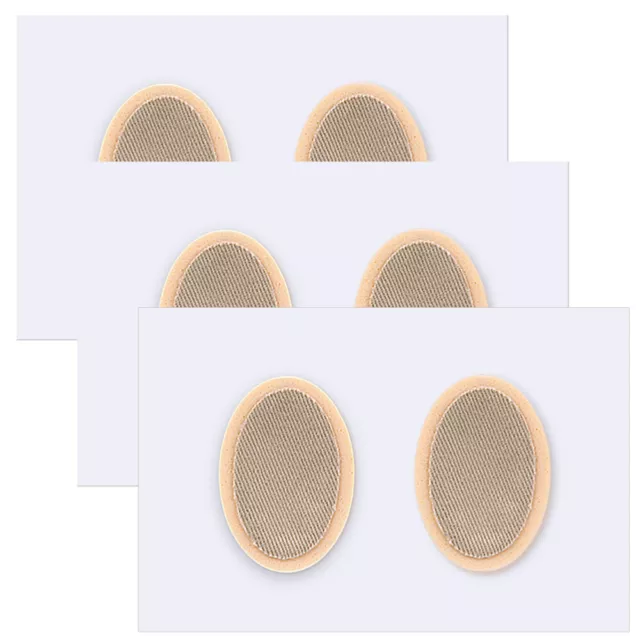 3 hojas de fotos (color de piel) adhesivo removedor de callos para pies