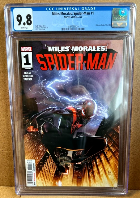 Miles Morales Spider-Man (2023) #1 Cgc 9.8 Nm/Mint Wp - Marvel Comics Main Cvr