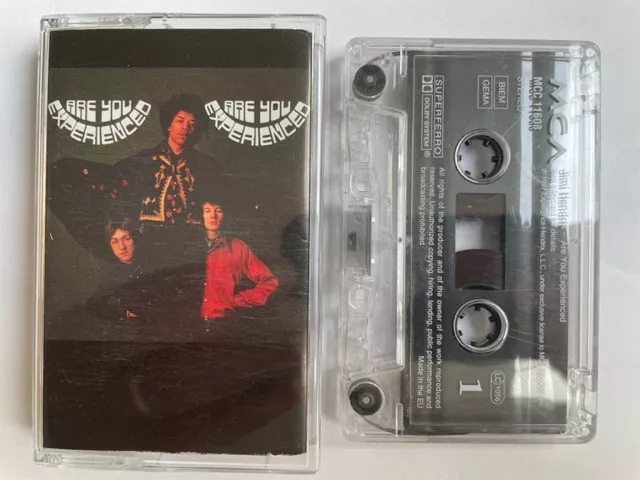 The Jimi Hendrix Experience – Are You Experienced? cassette audio tape C127