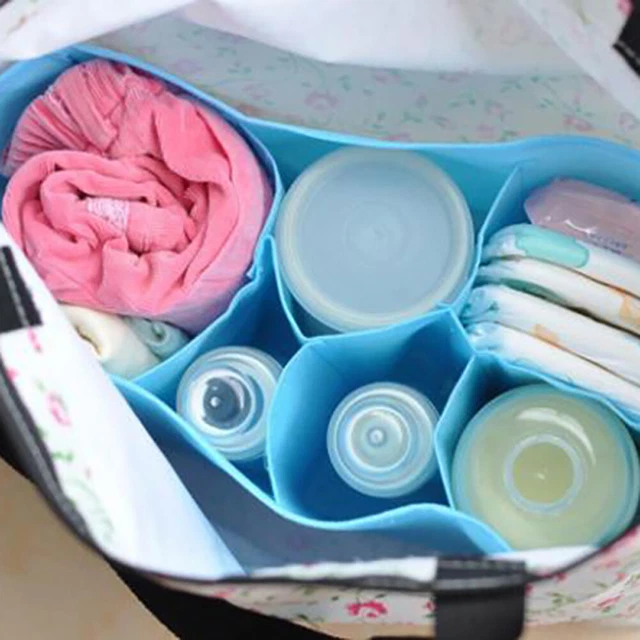 Portable Travel Outdoor Baby Diaper Nappy Organizer Stuffs Insert Storage Bag