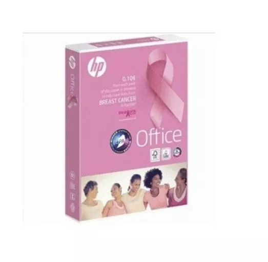 Papel oficina A4 80 Gr HP Pink Ream - Caja 5x500 Hojas