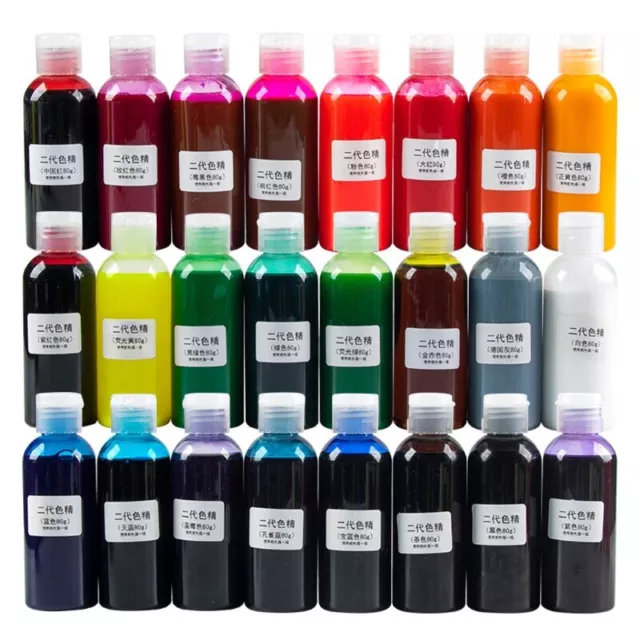 22 Colors Epoxy Resin Pigment Liquid Dye Translucent Tint Colorant DIY Jewelry