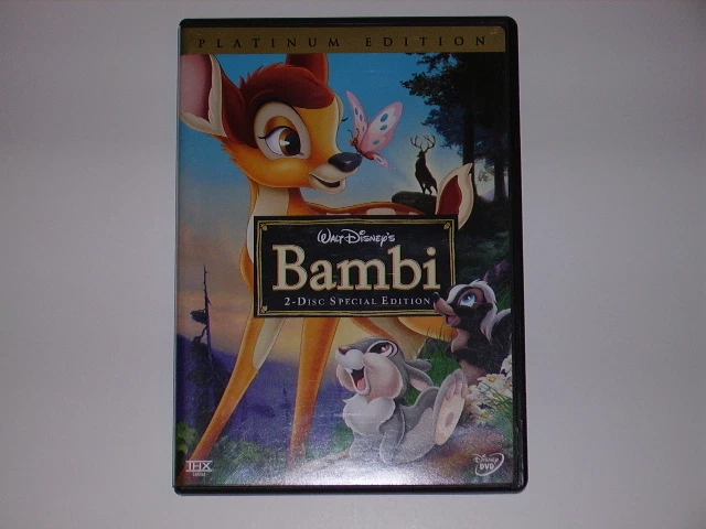 Walt Disneys BAMBI Special Platinum Edition 2 Disc Movie DVD Set 2005 Vault OOP