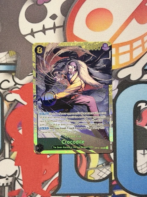 CROCODILE OP14-120 SEC The Azure Sea's Seven One Piece Card Game English NM  $14.89 - PicClick CA