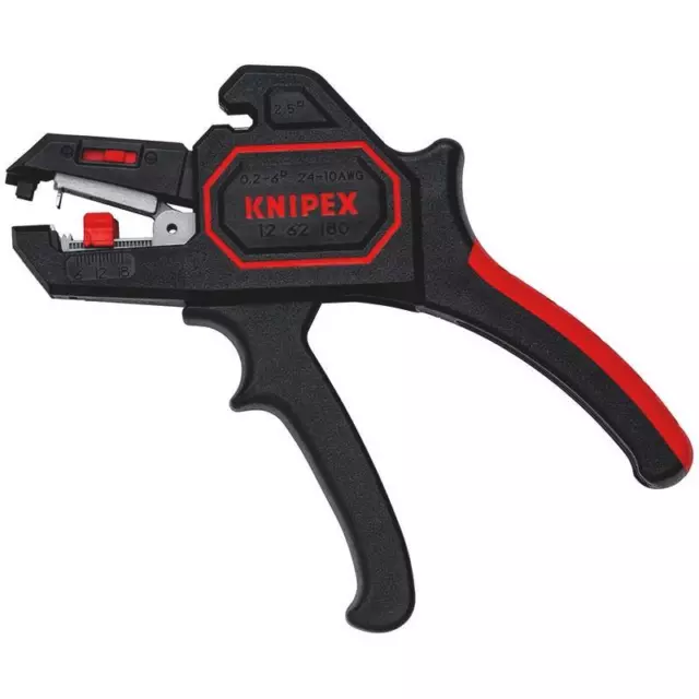 KNIPEX 12 62 180 Automatische Abisolierzange, 180 mm,  0,2 - 6mm²