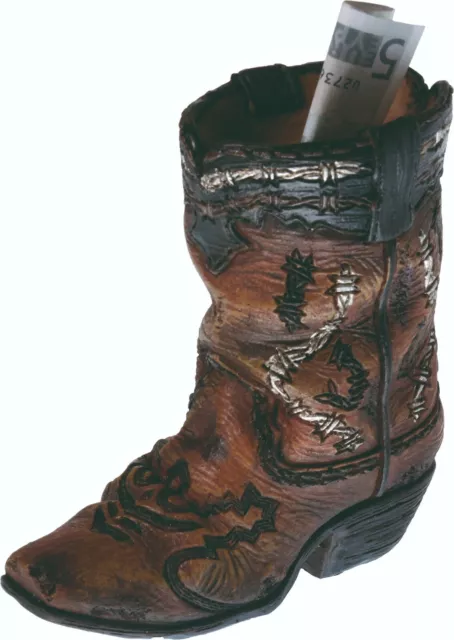 Spardose Stiefel Boots Boot Sparbüchse Cowboy Western USA Deko Cowgirl