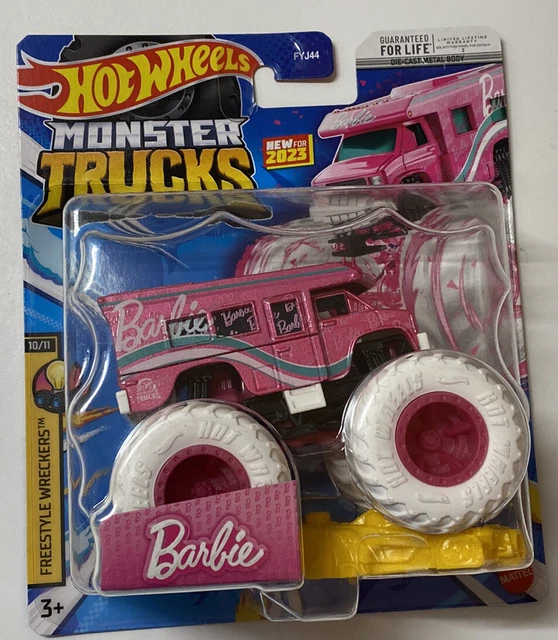 NEW 2023 HOT Wheels Monster Trucks Barbie Ultimate Camper Freestyle