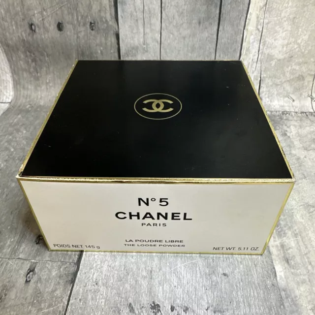 CHANEL Paris New York No 5 Luxury Bath Powder .03 oz NEW IN BOX Sealed With  Puff