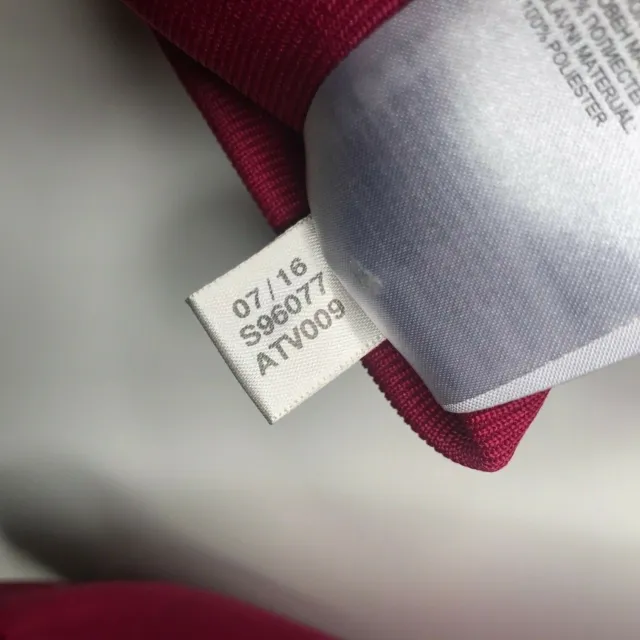 Giacca da track Adidas Originals trifoil con cerniera intera rosa logo bianco taglia 9-10 Y piccola 12