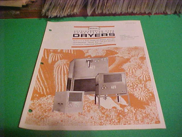 1970 Sweets Equipment Catalog Brochure Scovill Refrigeration Air Dryers