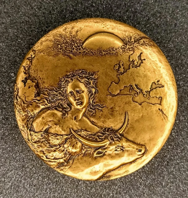 Médaille Presse-papiers – Bronze – Calendrier 1993 – Mayot Europe – XXe