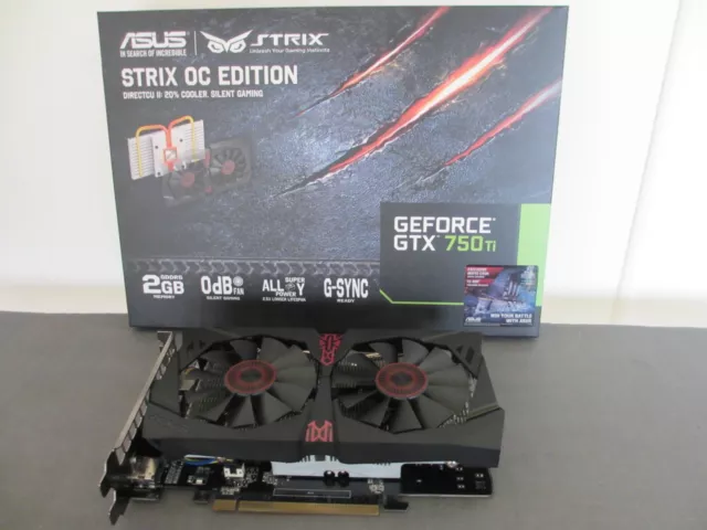  Asus Nvidia GeForce GTX 750 Ti 2GB GDDR5 Graphics Card