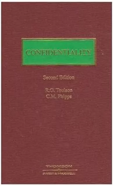 Confidentiality Hardcover R. G., Phipps, Charles Toulson