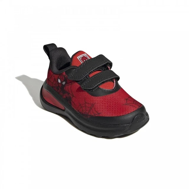Adidas Infants Fortarun Spiderman Trainers (Red)