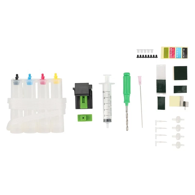 INKJET PRINTER CONTINUOUS Ink Supply System Universal Color Ciss DIY ...