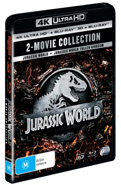 Jurassic World / Fallen Kingdom - 2 Film Collection  [4k Ultra HD+3D+Blu-ray]