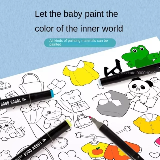 Pages Children Drawing Roll Children'S Drawing Scroll Color Filling Sticker