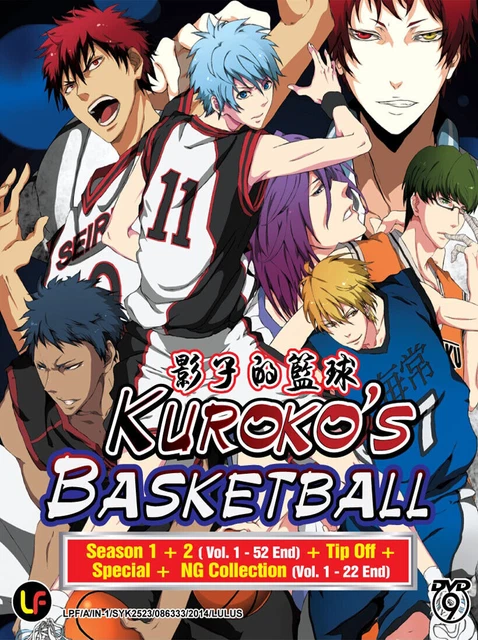 English dubbed of Kuroko's Basketball Season 1-3 (1-75End) Anime DVD Region  0