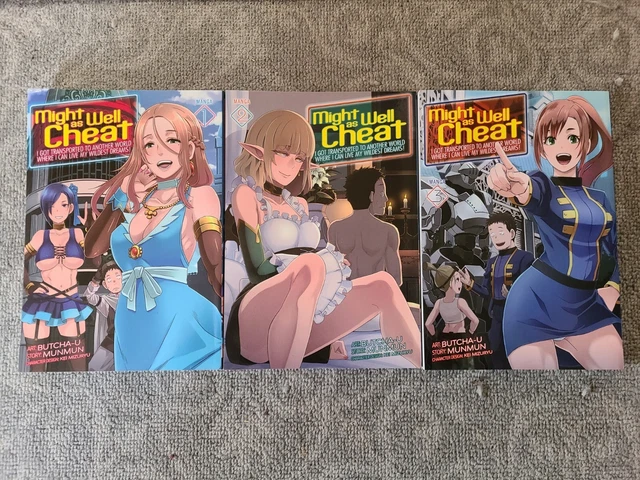 Might As Well Cheat I Got Transported To Another World Manga Vol. 1,2,3
