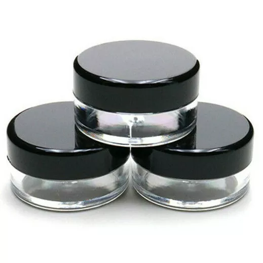 10ml 10g Plastique Échantillon Pots / Bocaux Paillettes/ Maquillage/ Beauté/ À D