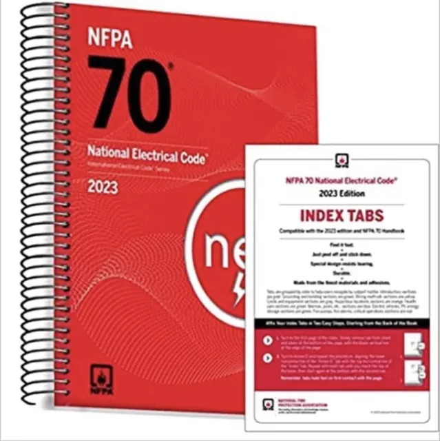 2023 NEC CODE Book NFPA 70 National Electrical Code SpiralBound W