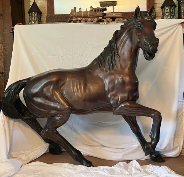 Mene Bronze Stallion Horse (near life size)