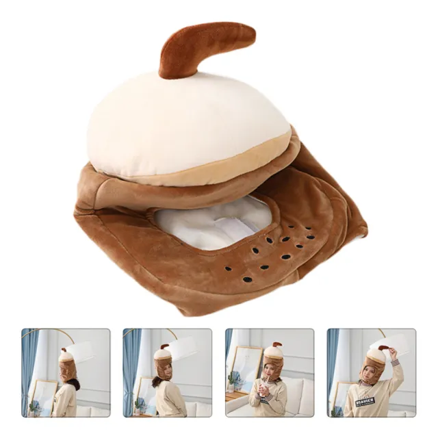 Cosplay Headwear Pillow Dresses Winter Christmas Plush Stuffed Hat