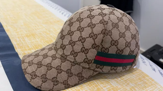 Gucci Monogram Cap Hat Size L 59cm