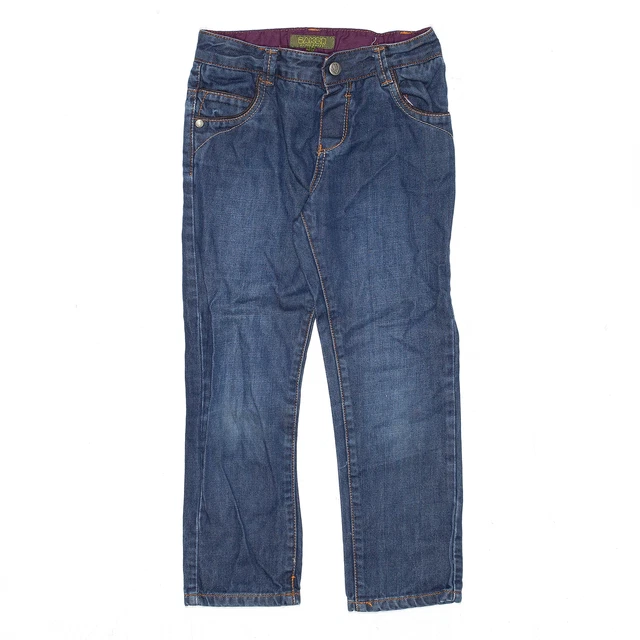 TED BAKER Jeans regolari dritti blu ragazzi denim W22 L20