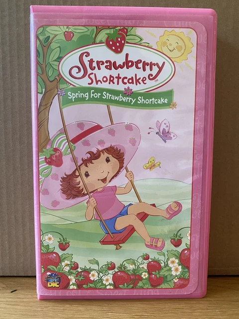 STRAWBERRY SHORTCAKE SPRING for Strawberry Shortcake (VHS, 2003) Pink ...