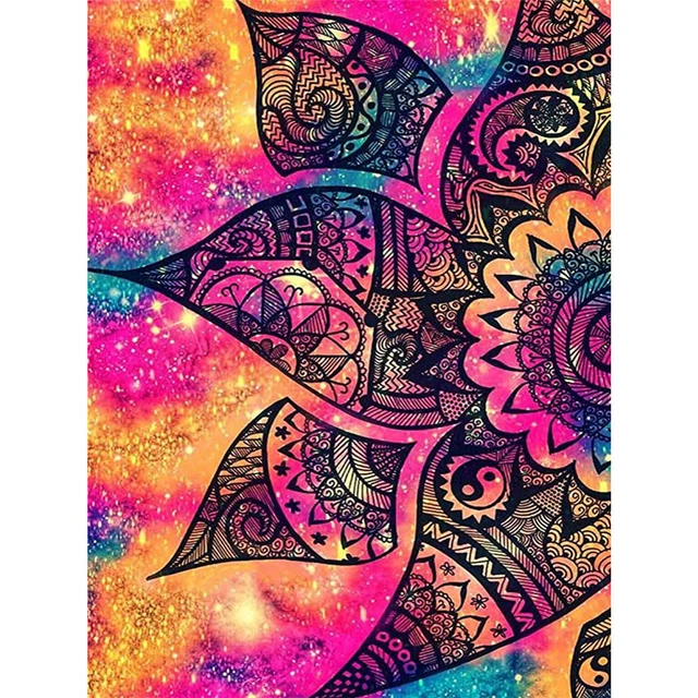 5D Diamond Painting  Stickerei Kreuzstich Bilder Set Mandala 30*40cm