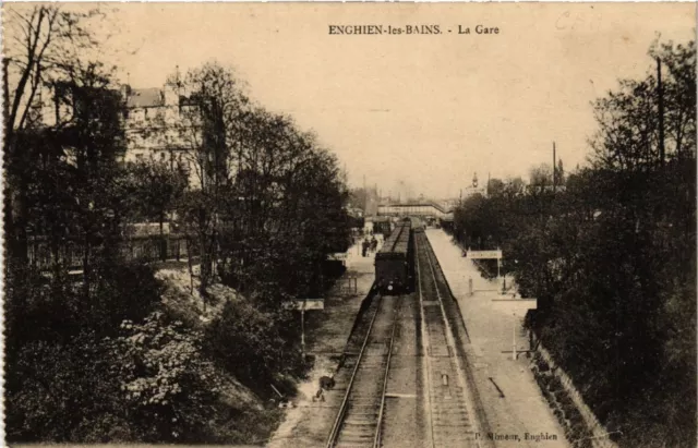 CPA AK ENGHIEN-les-BAINS - La Gare (519369)