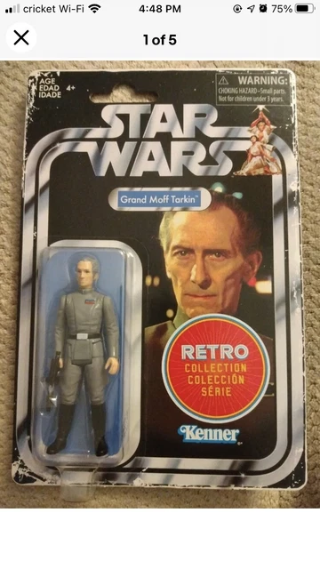 STAR WARS GRAND Moff Tarkin Kenner Retro Collection 3 75 Figure 2019 