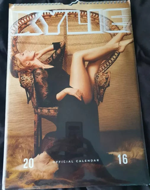 Kylie Minogue Official Danilo Calender 2016 New and Sealed
