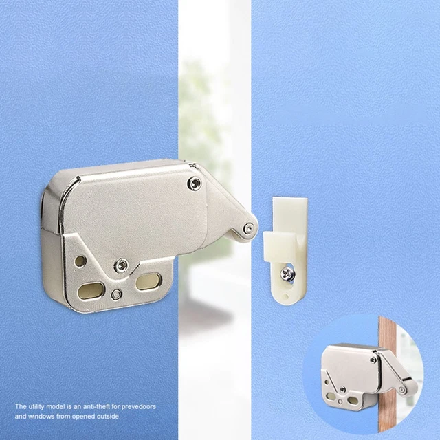 2PCS Cabinet Door Locks Door Lock Cabinet Door Locks Cabinets Iron Nickel S/L