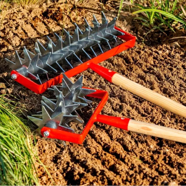 Grower rotierende Hand Bodenvertikutierer Grower Gartengerät mit Griff