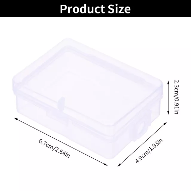 Trasparente Contenitore Scatole Mini Scatola di imballaggio Caso di ammasso 2