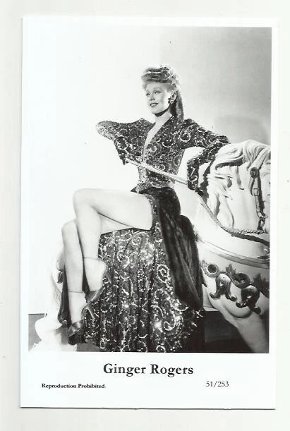 (Bx14) Ginger Rogers Swiftsure Photo Postcard (51/253) Filmstar Pin Up Glamor