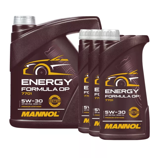 Mannol Energia Formula Op Olio Motore MB 229.5,dexos2,4 + 3x1 da Litro