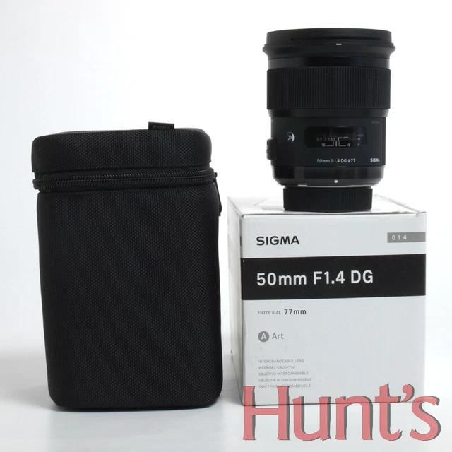 SIGMA ART 50mm f1.4 DG NIKON MOUNT AUTO FOCUS LENS  ** OPEN BOX DEMO **