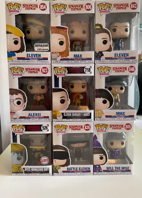 STRANGER THINGS Funko Pop individual or bundle selection