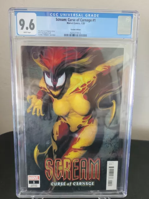 Scream: Curse Of Carnage #1  Cgc 9.6 Graded Marvel 2021 Artgerm Variant Cover