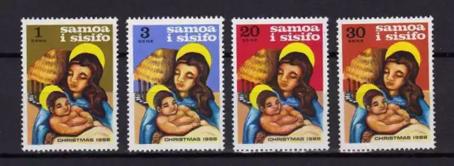 13502) SAMOA I SISIFO 1968 MNH** Christmas Natale