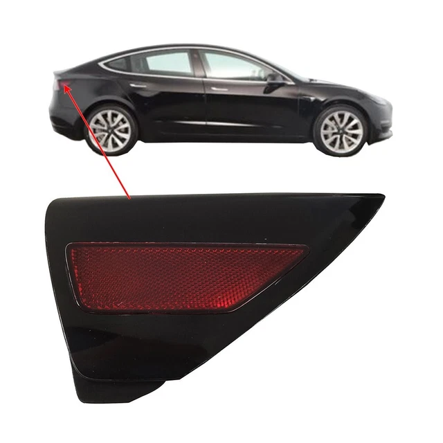 Luce riflettore paraurti posteriore destra facile da installare per Tesla Model 3 Y 2017 2020