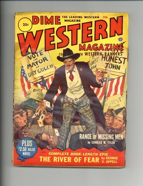 Dime Western Magazine Pulp Feb 1951 Vol. 60 #2 GD