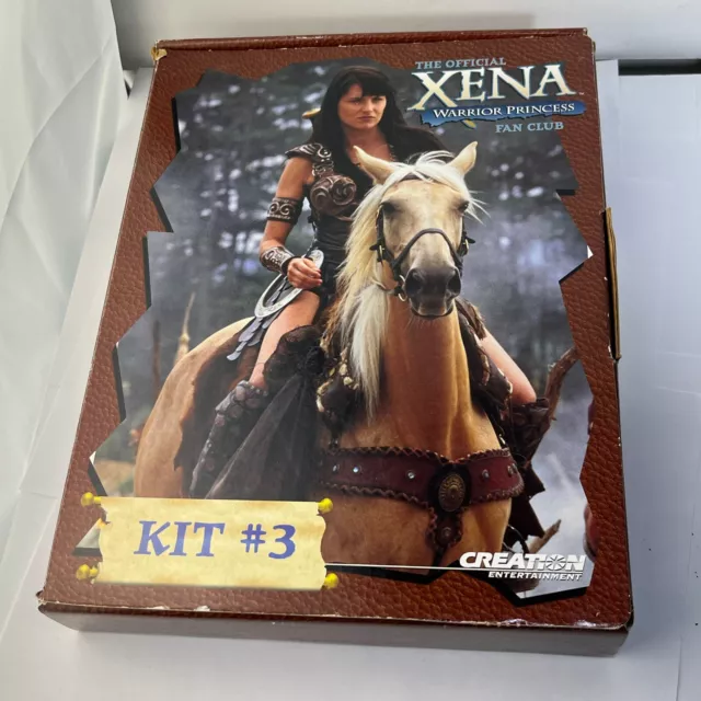 XENA Warrior Princess Fan Club Kit 3 VHS Collectible No Inserts Creation Vintage